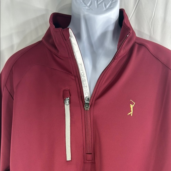 Zero Restriction Tour Series Quarter Zip PerformJacket The Players Logo Sz XXL - Picture 4 of 10